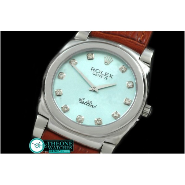 Rolex - Cellini SS/LE Lilac Blue Diam Swiss Quartz