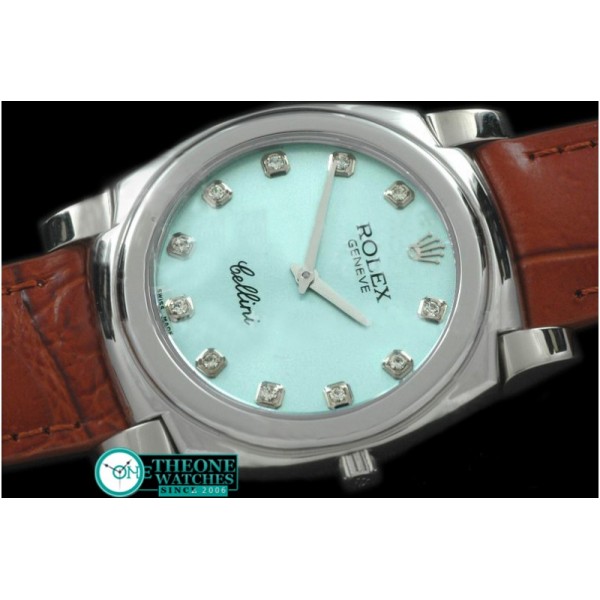 Rolex - Cellini SS/LE Lilac Blue Diam Swiss Quartz