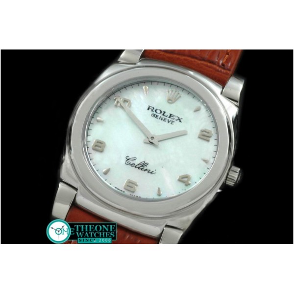 Rolex - Cellini SS/LE MOP White Num Swiss Quartz