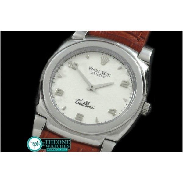 Rolex - Cellini SS/LE White Num Swiss Quartz