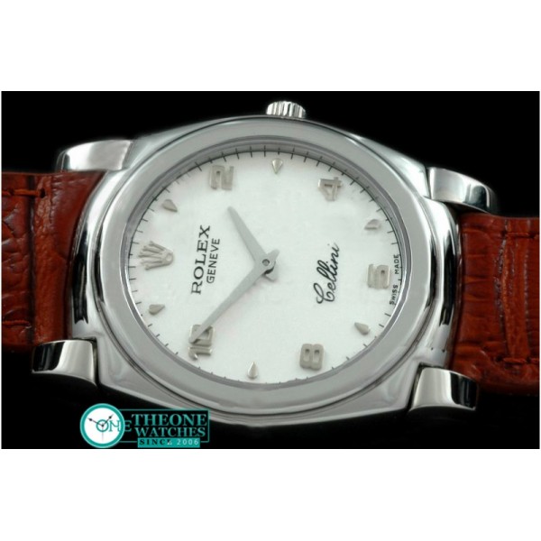 Rolex - Cellini SS/LE White Num Swiss Quartz