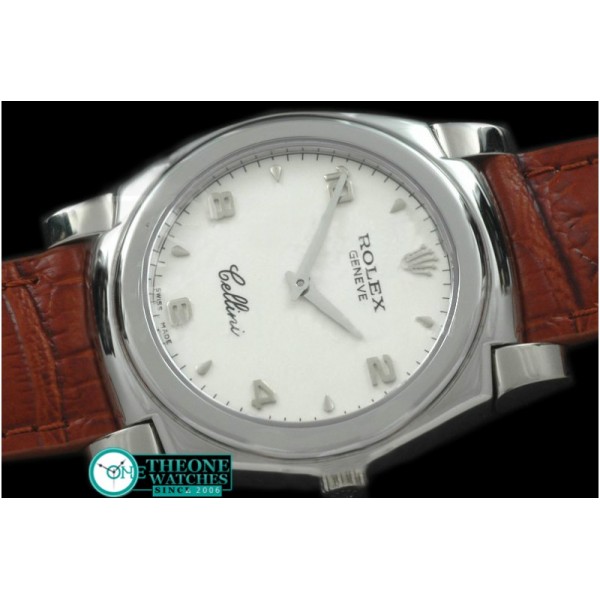 Rolex - Cellini SS/LE White Num Swiss Quartz