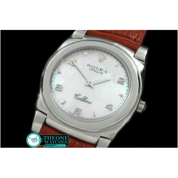 Rolex - Cellini SS/LE MOP Pink Num Swiss Quartz