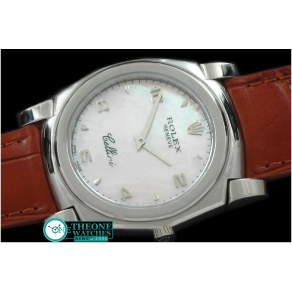 Rolex - Cellini SS/LE MOP Pink Num Swiss Quartz