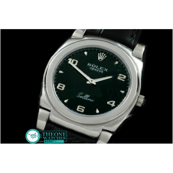 Rolex - Cellini SS/LE Black Num Swiss Quartz