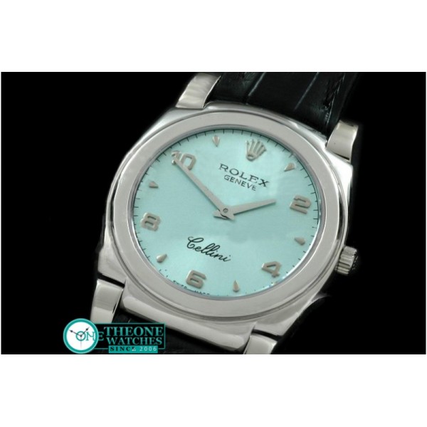 Rolex - Cellini SS/LE Lilac Blue Num Swiss Quartz