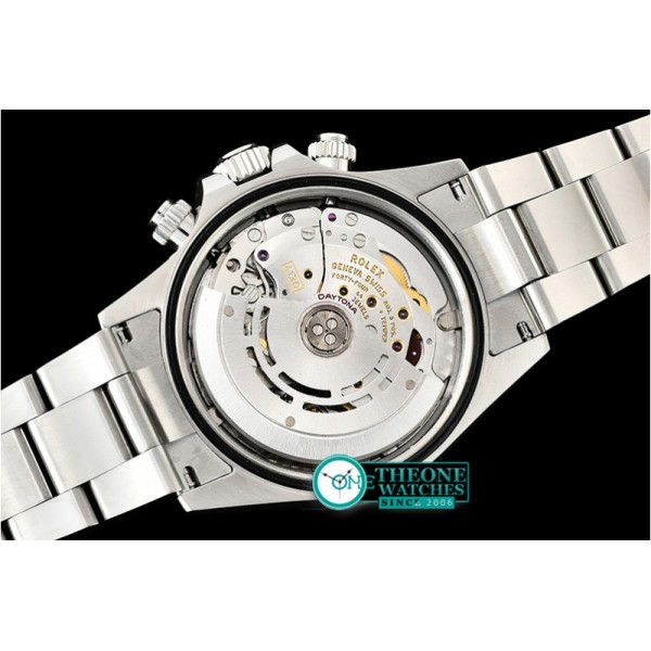 Rolex - Daytona 116520 SS/SS White 904L Noob Asia 4130 Mod