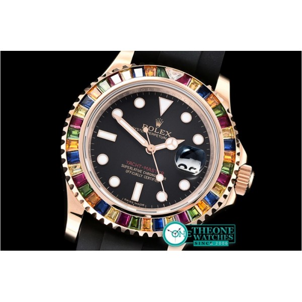 Rolex - YachtMaster 40 116695SATS RG/RU Black GMF Asia 3135