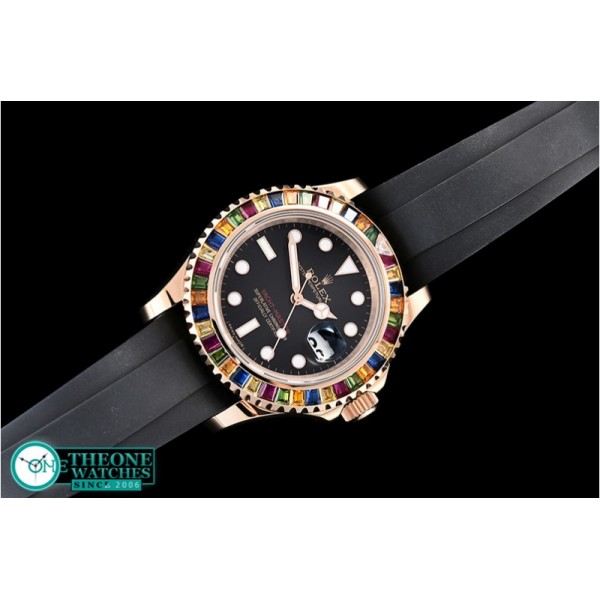 Rolex - YachtMaster 40 116695SATS RG/RU Black GMF Asia 3135