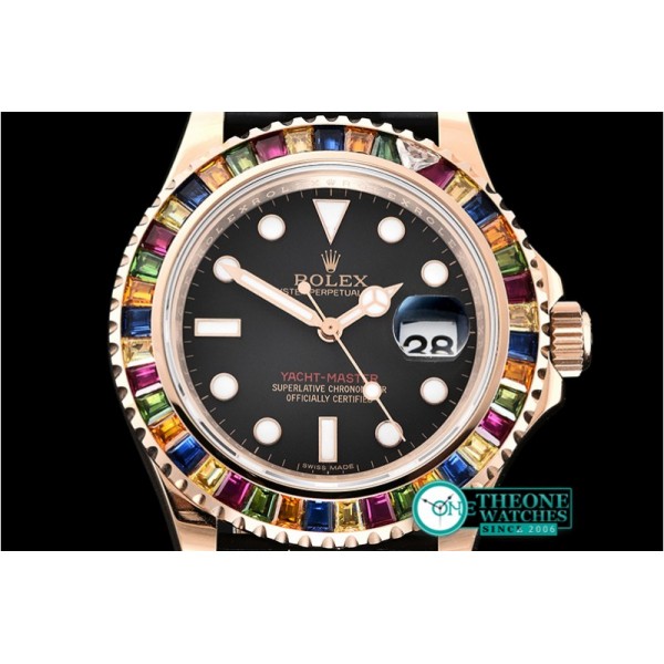 Rolex - YachtMaster 40 116695SATS RG/RU Black GMF Asia 3135