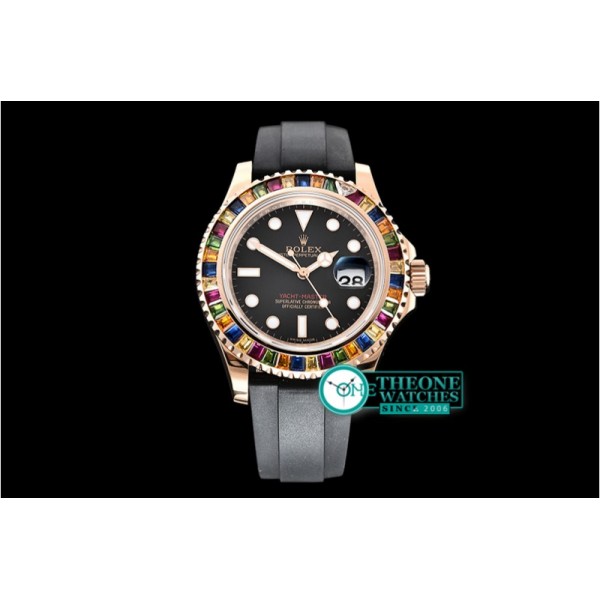 Rolex - YachtMaster 40 116695SATS RG/RU Black GMF Asia 3135