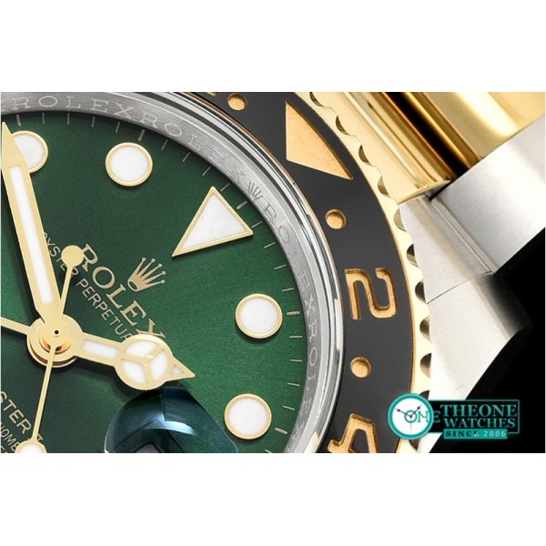 Rolex - GMT Master II 116713LN 904L YG/SS Green GMF A2836