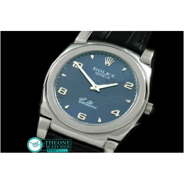 Rolex - Cellini SS/LE Blue Num Swiss Quartz