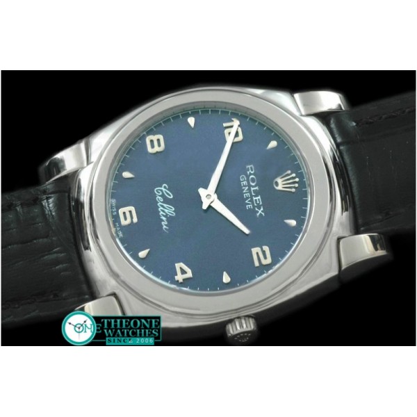 Rolex - Cellini SS/LE Blue Num Swiss Quartz