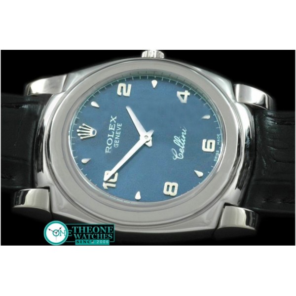 Rolex - Cellini SS/LE Blue Num Swiss Quartz