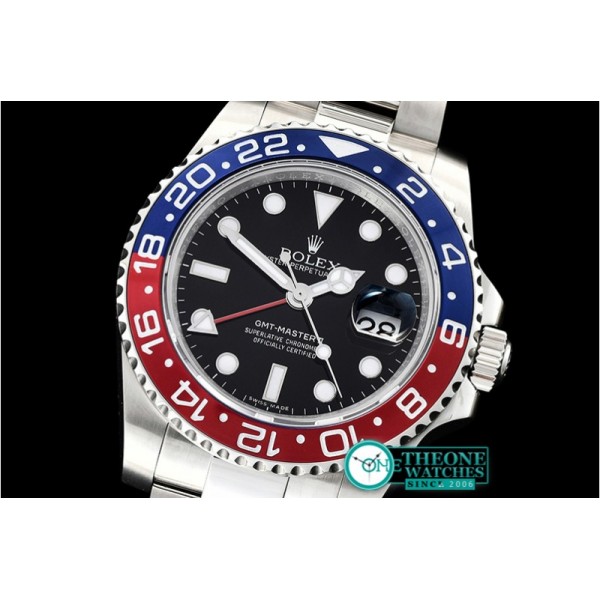 Rolex - GMT Master II 116719BLRO SS/SS Black GMF Asia 2836