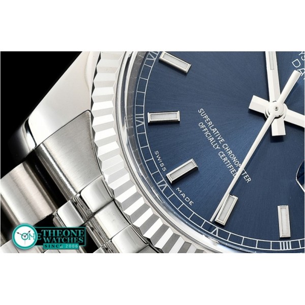 Rolex - DJ 36mm Jub Flt 904L SS/SS Blue/Stk ARF A3135 Mod