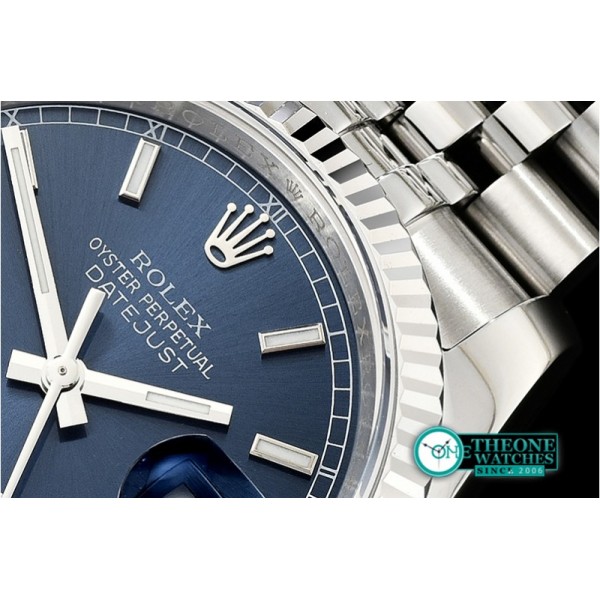 Rolex - DJ 36mm Jub Flt 904L SS/SS Blue/Stk ARF A3135 Mod