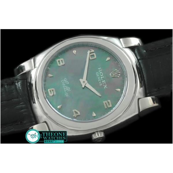 Rolex - Cellini SS/LE MOP Green Num Swiss Quartz