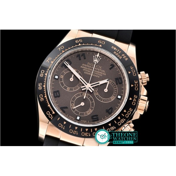 Rolex - Daytona 116515 CER/RG/RU Brown/Num ARF V2 A4130 Mod