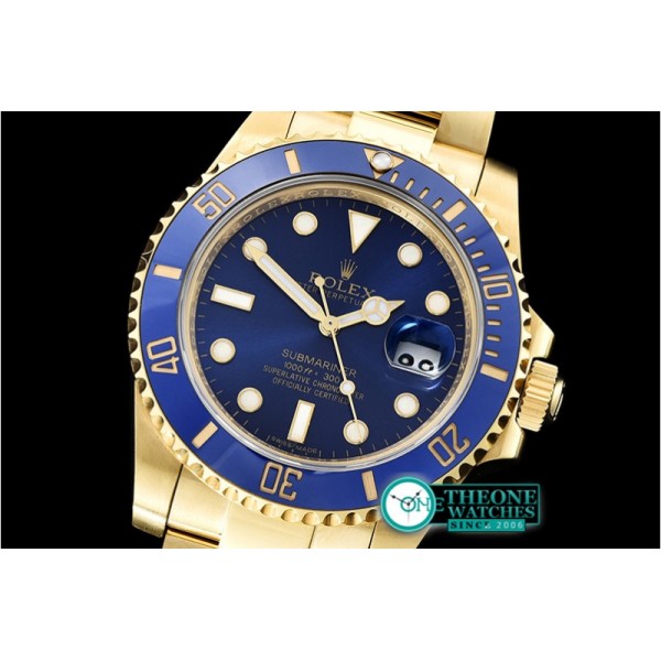 Rolex - Submariner 116618LN YG/YG Blue KSF Asia 2836