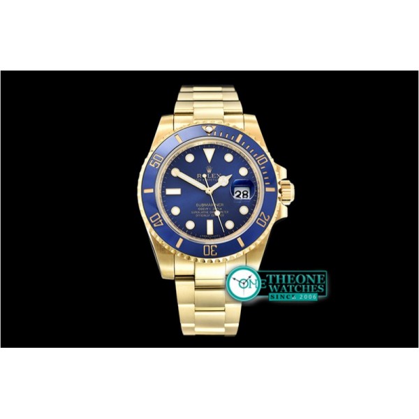 Rolex - Submariner 116618LN YG/YG Blue KSF Asia 2836