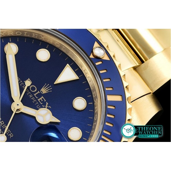 Rolex - Submariner 116618LN YG/YG Blue KSF Asia 2836