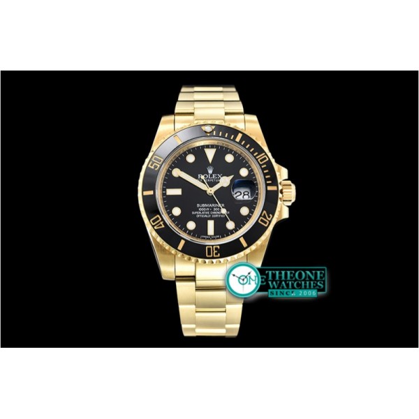 Rolex - Submariner 116618LN YG/YG Black KSF Asia 2836