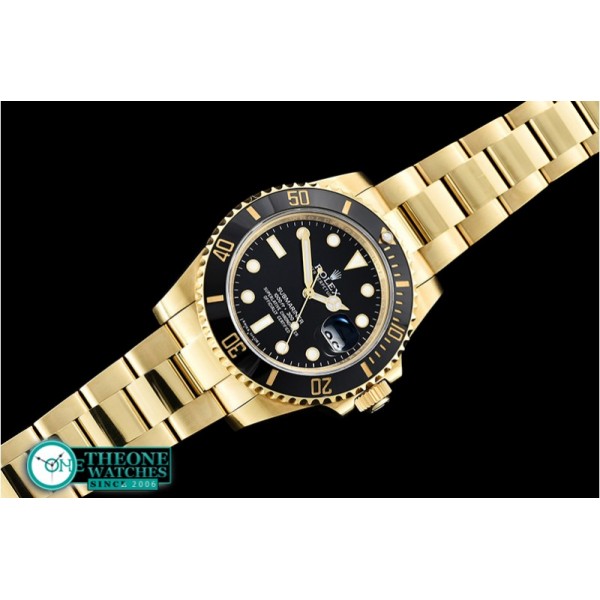 Rolex - Submariner 116618LN YG/YG Black KSF Asia 2836