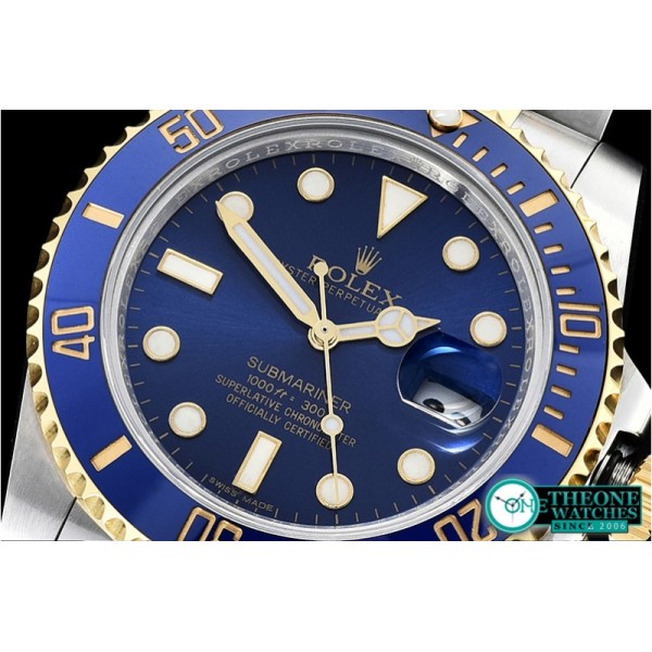 Rolex - Submariner 116613LN Cer YG/SS Blue KSF Asia 2836