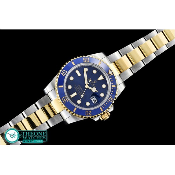 Rolex - Submariner 116613LN Cer YG/SS Blue KSF Asia 2836