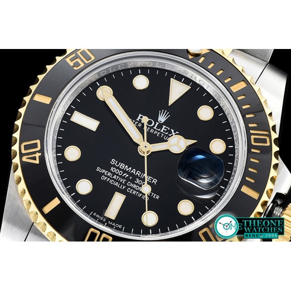 Rolex - Submariner 116613LN Cer YG/SS Blk KSF Asia 2836