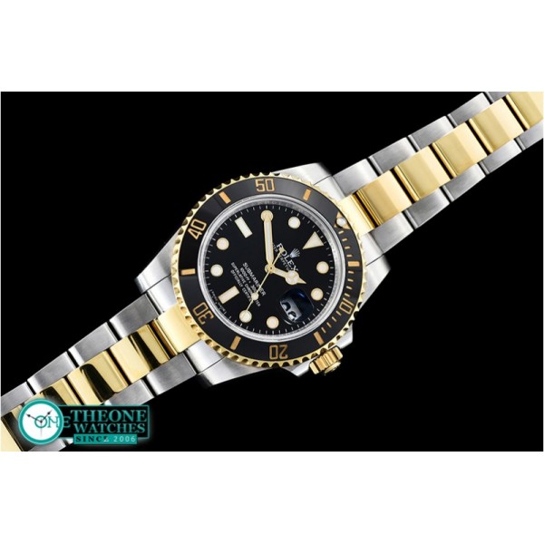 Rolex - Submariner 116613LN Cer YG/SS Blk KSF Asia 2836