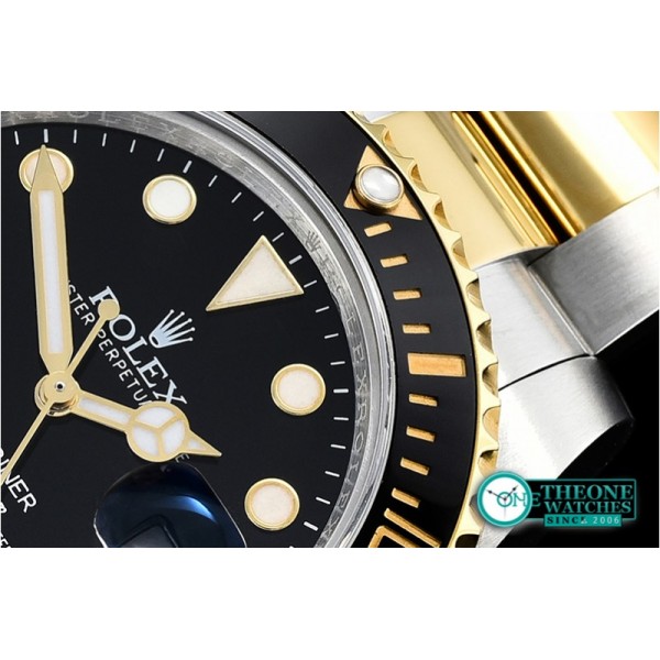 Rolex - Submariner 116613LN Cer YG/SS Blk KSF Asia 2836