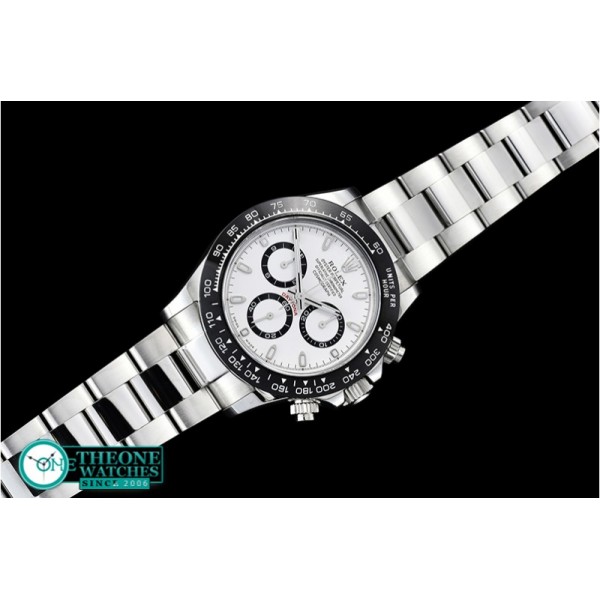 Rolex - Daytona 116500LN 904L CER/SS/SS Wht GMF A7750 A4130