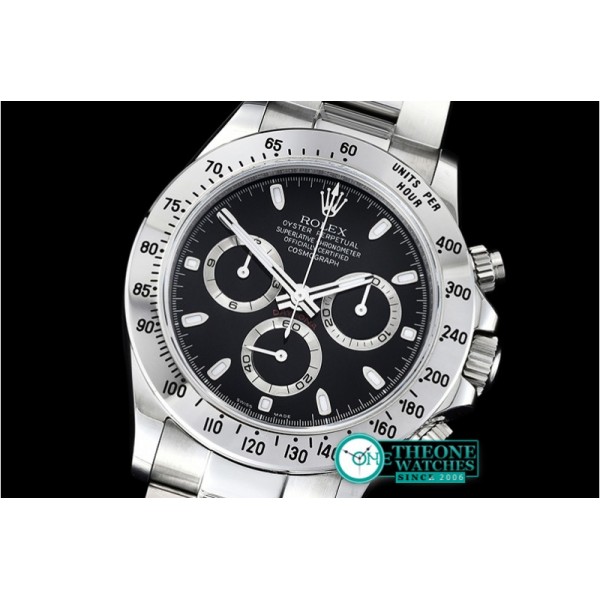 Rolex - Daytona 116520 904L SS/SS Blk GMF Asia 7750 A4130