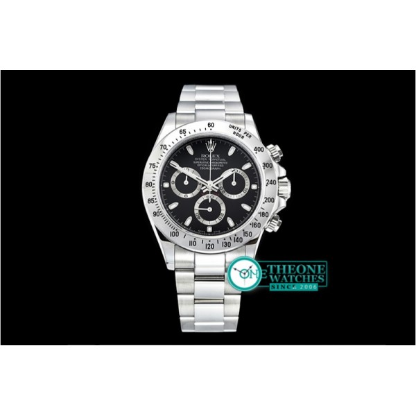 Rolex - Daytona 116520 904L SS/SS Blk GMF Asia 7750 A4130