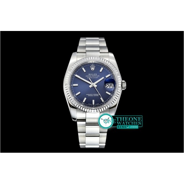 Rolex - DJ 116234 Flt 904L Oyst SS/SS Blue/Stk DJF V2 A2824