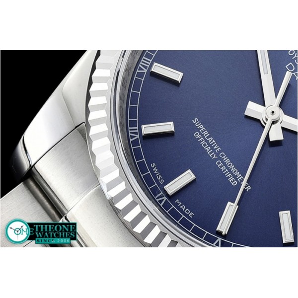 Rolex - DJ 116234 Flt 904L Oyst SS/SS Blue/Stk DJF V2 A2824