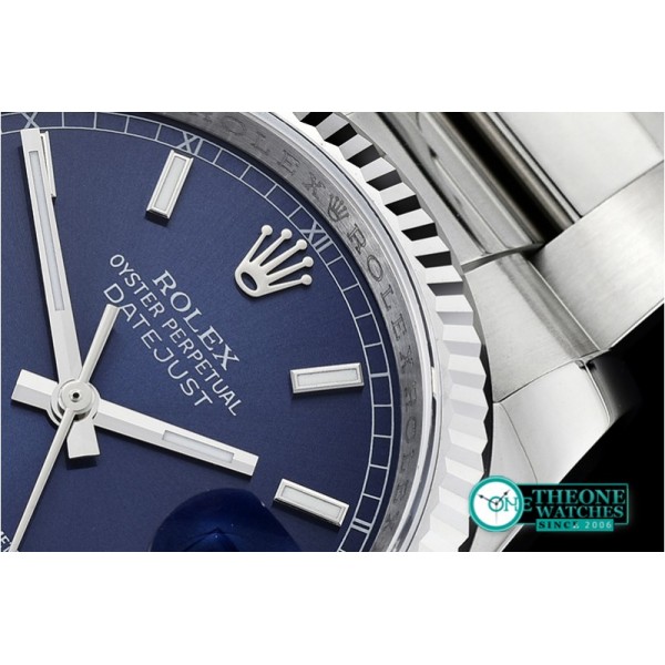 Rolex - DJ 116234 Flt 904L Oyst SS/SS Blue/Stk DJF V2 A2824