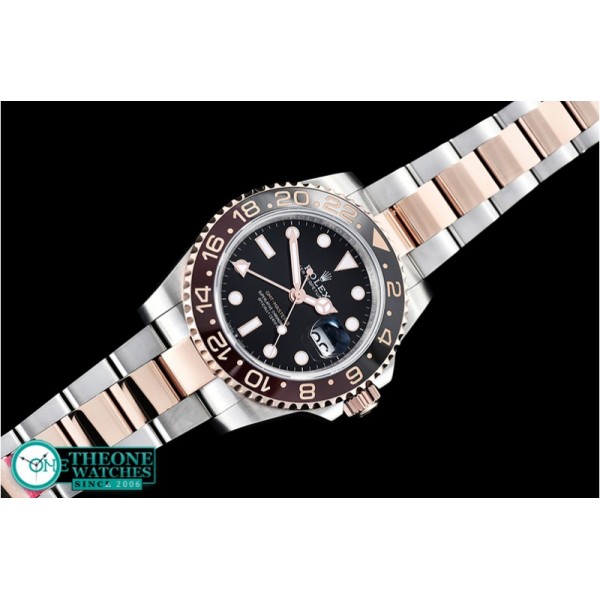 Rolex - GMT Master II 2018 126711 RG/SS Black BP Asia 2813