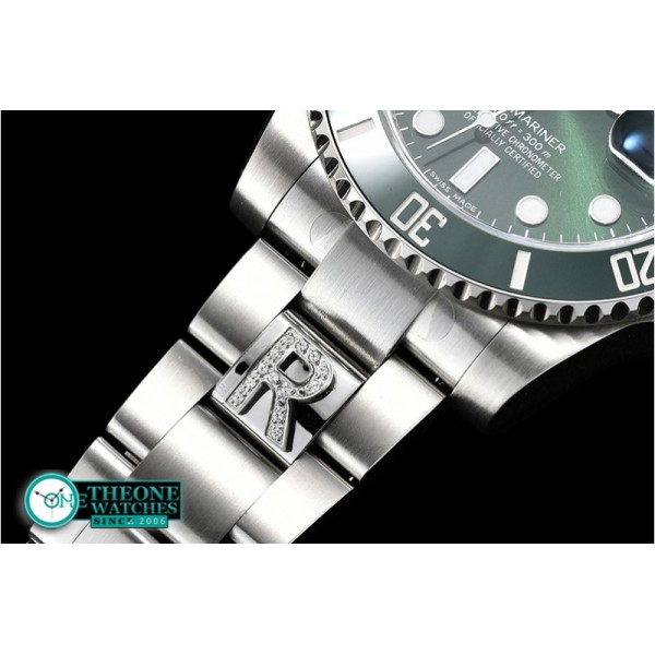 Rolex - Submariner 116610LV SS/SS Green DJF V2 DJ3135 Mod