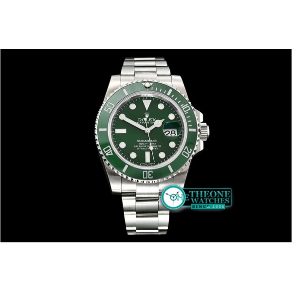 Rolex - Submariner 116610LV SS/SS Green DJF V2 DJ3135 Mod