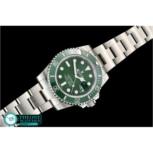 Rolex - Submariner 116610LV SS/SS Green DJF V2 DJ3135 Mod