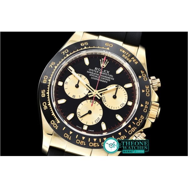 Rolex - Daytona 116518 CER/YG/RU Black/Stk ARF V2 A4130 Mod