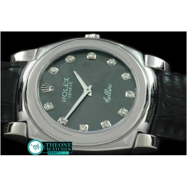 Rolex - Cellini SS/LE Grey Diam Swiss Quartz