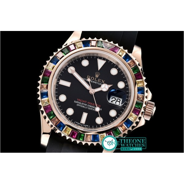 Rolex - YachtMaster 40 116695SATS RG/RU Black WF Asia 2836