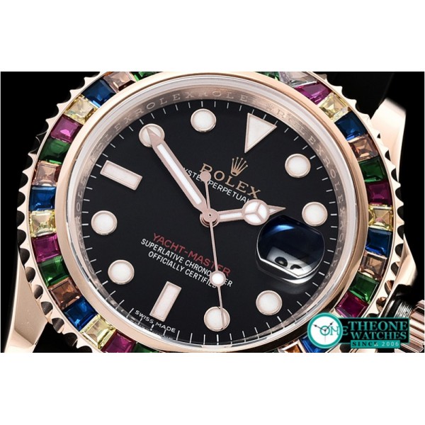 Rolex - YachtMaster 40 116695SATS RG/RU Black WF Asia 2836