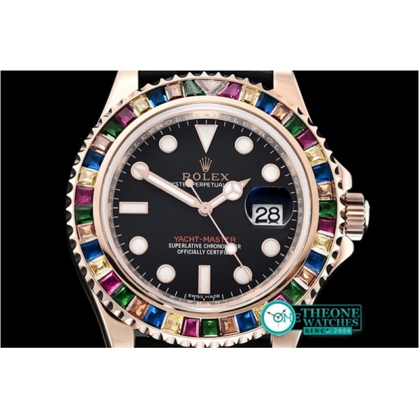 Rolex - YachtMaster 40 116695SATS RG/RU Black WF Asia 2836