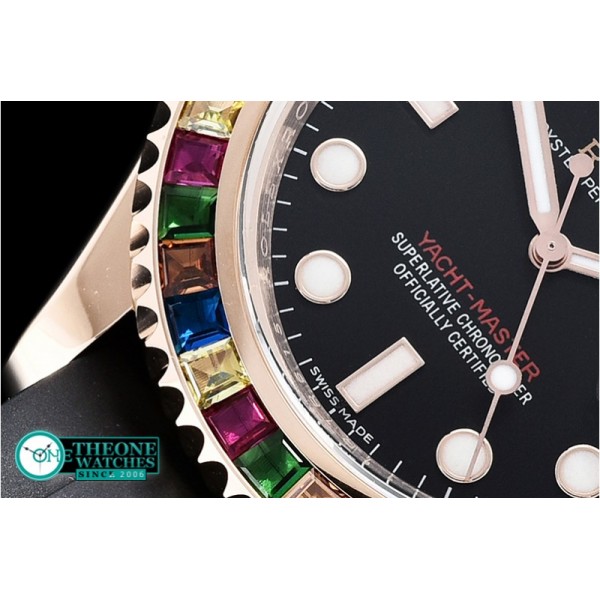 Rolex - YachtMaster 40 116695SATS RG/RU Black WF Asia 2836